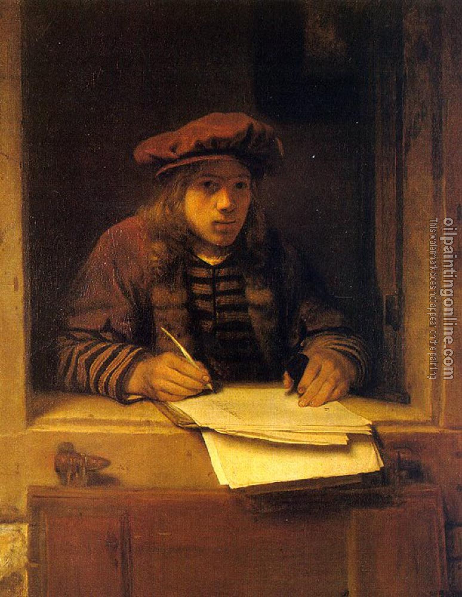 Samuel van Hoogstraten - Self Portrait